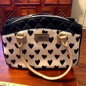 Betsy Johnson shoulder bag hearts